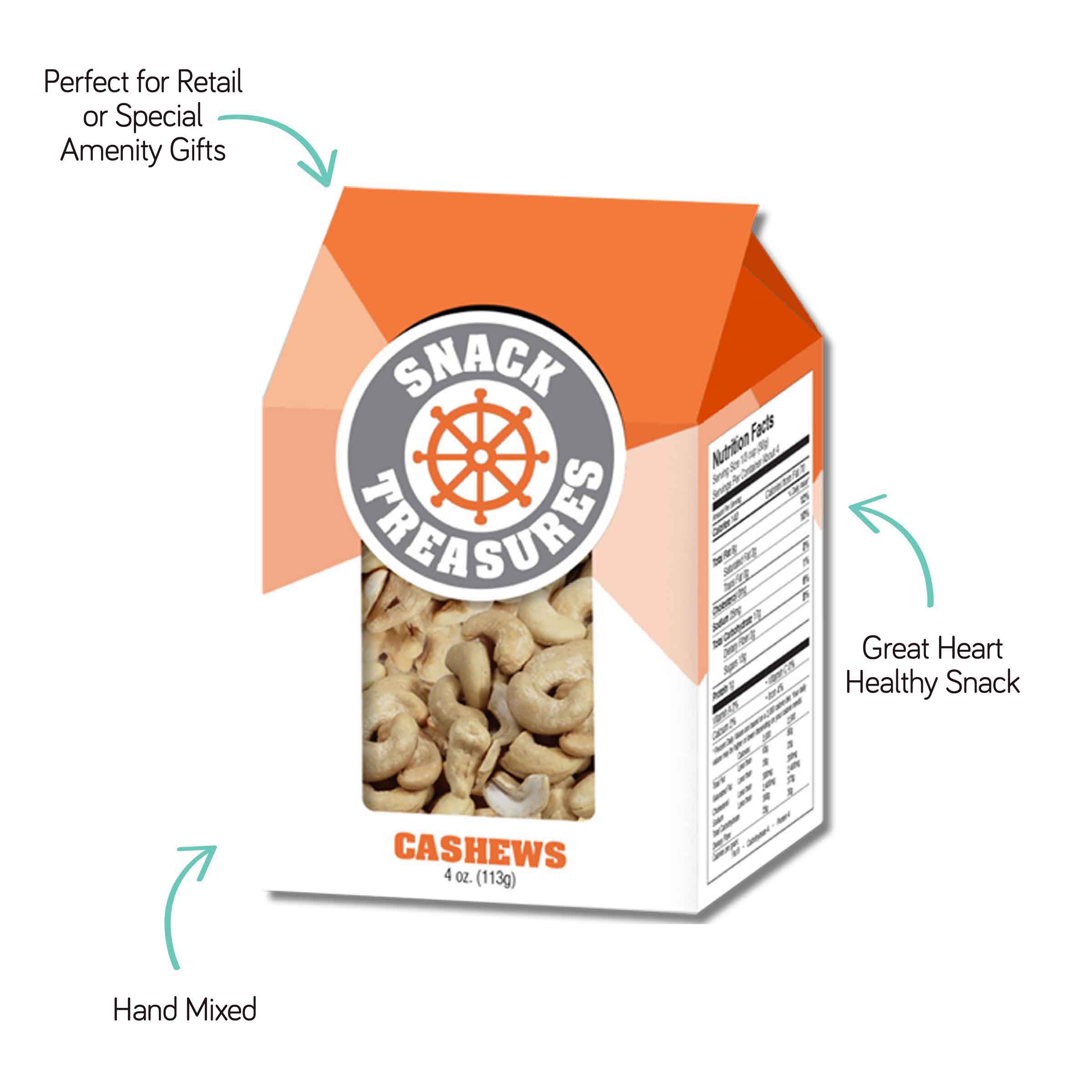 Cashews Snack Treasure - Truly Good Foods